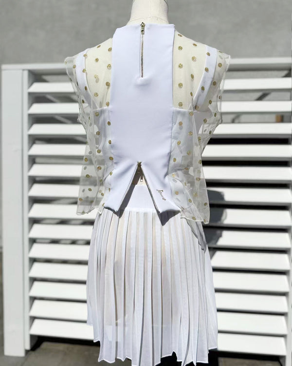 The "Deveraux" 2-Piece pleated skirt & top