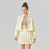 Dri-Fit Crop Drawstring Jacket Skort set