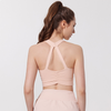 Blush Pink Cross-Back Active Top